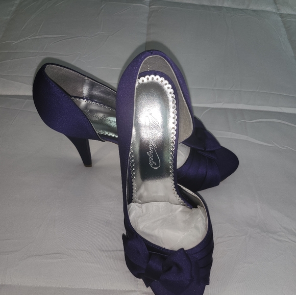 Ladies Purple Maribelle Regency heels size 9.5 - Picture 2 of 6